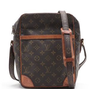 LOUIS VUITTON Danube GM Crossbody in Monogram Canvas and Vachetta Leather